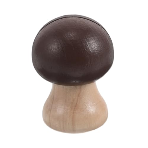 NUOBESTY Holz Memo Clip im Pilzdesign Süße Bürodekoration Praktischer Schreibtisch Organizer für Notizen und Fotos Tragbar und Leicht zu Reinigen für Zuhause und Büro von NUOBESTY