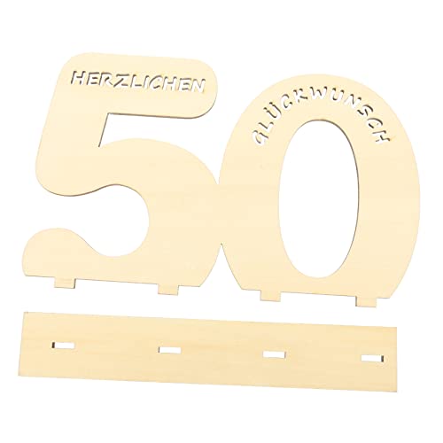 NUOBESTY Holz Nummernschild Geburtstagsdeko Langlebig aus Holz für Party Tischdekoration Diy Jahre Tischnummern Zubehör NUOBESTY Holz Nummernschild Geburtstagsdeko Langlebig aus Holz für Party Tischdekoration Diy Jahre Tischnummern Zubehör von NUOBESTY