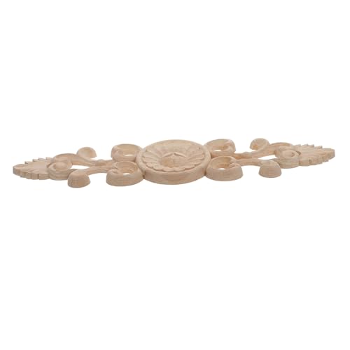 NUOBESTY Holzornament Möbel Holzschnitzerei Onlay Dekor Vintage Holzverzierung für Schrank Tür Wohnraumdeko Leicht Bemalbar NUOBESTY Holzornament Möbel Holzschnitzerei Onlay Dekor Vintage Holzverzierung für Schrank Tür Wohnraumdeko Leicht Bemalbar von NUOBESTY