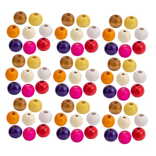 NUOBESTY Holzperlen Großloch DIY Bastelperlen Langlebige Abstandshalter für Schmuckherstellung Armbänder Halsketten Glatte Oberfläche Einfach Auffädeln NUOBESTY Holzperlen Großloch DIY Bastelperlen Langlebige Abstandshalter für Schmuckherstellung Armbänder Halsketten Glatte Oberfläche Einfach Auffädeln von NUOBESTY