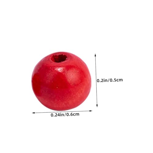 NUOBESTY Holzperlen ca Robuste DIY Perlen zum Auffädeln Vielseitige Farbige Holzstücke für Schmuckherstellung Glatte Oberfläche für Einfache Verarbeitung NUOBESTY Holzperlen ca Robuste DIY Perlen zum Auffädeln Vielseitige Farbige Holzstücke für Schmuckherstellung Glatte Oberfläche für Einfache Verarbeitung von NUOBESTY