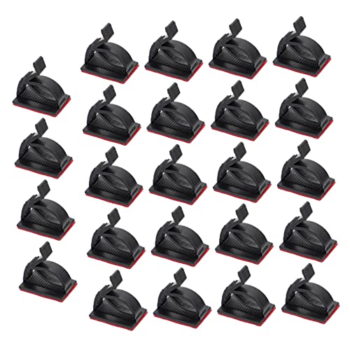 NUOBESTY Kabelmanagement Klemmen 100 Stück Selbstklebende Kabelclips Verstellbare Kabelhalter für Kabelorganisation Zuhause und Büro NUOBESTY Kabelmanagement Klemmen 100 Stück Selbstklebende Kabelclips Verstellbare Kabelhalter für Kabelorganisation Zuhause und Büro von NUOBESTY