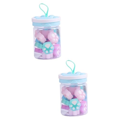 NUOBESTY Katze Krallen Radiergummis Bunte Nachtleuchtende Eraser Für Schulmaterialien Für Schüler Mit Zufälligen Farben NUOBESTY Katze Krallen Radiergummis Bunte Nachtleuchtende Eraser Für Schulmaterialien Für Schüler Mit Zufälligen Farben von NUOBESTY