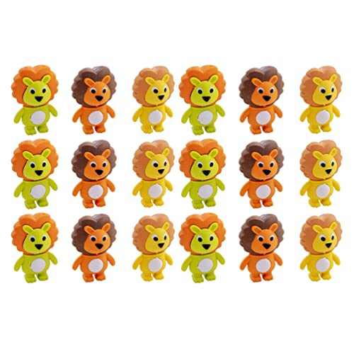 NUOBESTY Kinder Radiergummi Mitgebsel Mini Löwe Figur 18 Stk Miniatur Löwen Neuheit Radiergummi Block Schreibwaren für Kinder Schulen Schüler Schulbedarf Kindergarten Party Geschenke NUOBESTY Kinder Radiergummi Mitgebsel Mini Löwe Figur 18 Stk Miniatur Löwen Neuheit Radiergummi Block Schreibwaren für Kinder Schulen Schüler Schulbedarf Kindergarten Party Geschenke von NUOBESTY