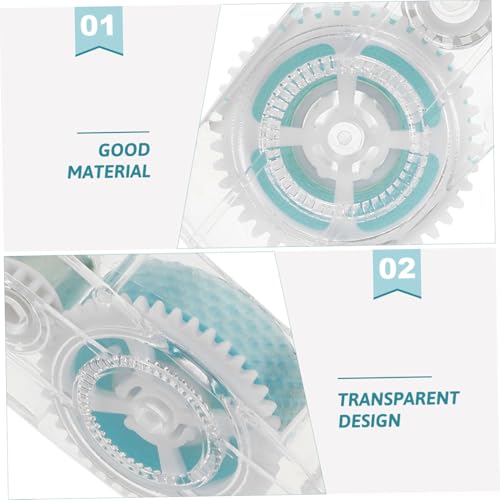 NUOBESTY Klebeband Roller Transparentes Selbstklebendes Scrapbooking Tape Langlebiges Leichtes Klebeband für Diy Journaling und Planer Stark Haftend Nachfüllbar von NUOBESTY