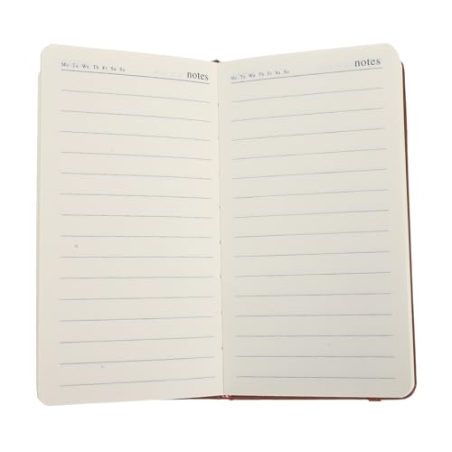 NUOBESTY Kompaktes Notizbuch mit Elastischem Verschluss PU Leder Einband Kleines Journal für Reisen Arbeit und Tägliche Notizen Handlich für Männer und Frauen Braun NUOBESTY Kompaktes Notizbuch mit Elastischem Verschluss PU Leder Einband Kleines Journal für Reisen Arbeit und Tägliche Notizen Handlich für Männer und Frauen Braun von NUOBESTY