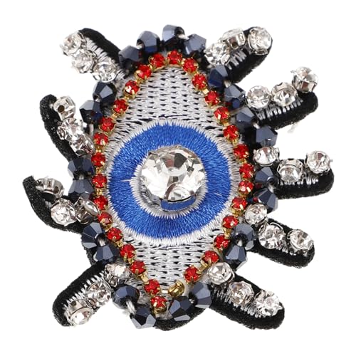NUOBESTY Kreative Cartoon Patches mit Strass für Diy Projekte Handgefertigte Stoffaufnäher zum Aufnähen für Kleidung Taschen Hüte und Mehr Dekorative Applikationen für Styles von NUOBESTY