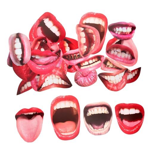 NUOBESTY Kreative Lippen Foto Requisiten Set Teiliges Lustiges Mund Requisiten Set für Foto Booth Party Zubehör für Geburtstagsfeiern und Unvergessliche NUOBESTY Kreative Lippen Foto Requisiten Set Teiliges Lustiges Mund Requisiten Set für Foto Booth Party Zubehör für Geburtstagsfeiern und Unvergessliche von NUOBESTY