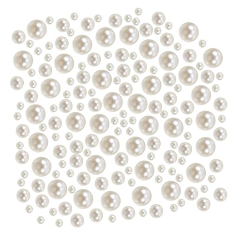 NUOBESTY Kunstperlen Mix aus Kunststoffperlen für DIY Basteln und Vasenfüllung Glänzende Perlen als Dekorativer Vase Füller und Makeup Pinselhalter Cremeweiß NUOBESTY Kunstperlen Mix aus Kunststoffperlen für DIY Basteln und Vasenfüllung Glänzende Perlen als Dekorativer Vase Füller und Makeup Pinselhalter Cremeweiß von NUOBESTY