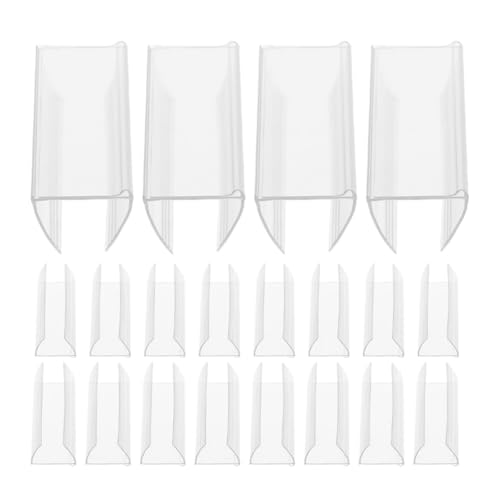 NUOBESTY Kunststoff Transparent Preisschildhalter Bewegliche Etikettenhalter Schilderhalter Clip Etikettenhalter für Das Einkaufszentrum 20 Stück NUOBESTY Kunststoff Transparent Preisschildhalter Bewegliche Etikettenhalter Schilderhalter Clip Etikettenhalter für Das Einkaufszentrum 20 Stück von NUOBESTY