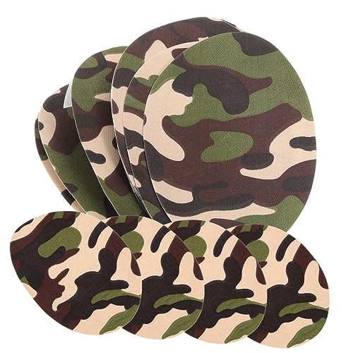 NUOBESTY Langlebige Aufbügelflicken – 10 Stück Bestickte Reparaturflicken Für Kleidung Camouflage-flicken Für Jeans Einfach Anzubringen von NUOBESTY