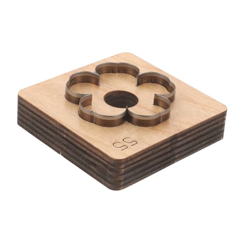 NUOBESTY Leder-stanzform Stanzform Aus Holz Für Riemenkopf Stanzplatten Für Lederhandwerk Diy-stanzform Für Lederband Stanzformen Für Heimwerkerarbeiten von NUOBESTY