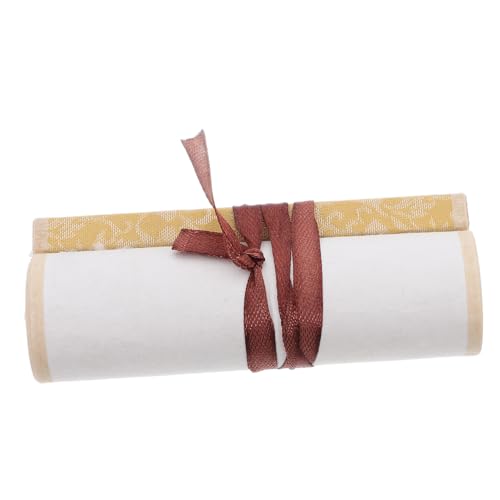 NUOBESTY Leere Vintage Wandrolle für Kalligraphie und Malerei Kompakte Chinesische Hängende Schriftrolle mit Elegantem Muster zum Beschreiben und Dekorieren Vielseitige Wanddeko für NUOBESTY Leere Vintage Wandrolle für Kalligraphie und Malerei Kompakte Chinesische Hängende Schriftrolle mit Elegantem Muster zum Beschreiben und Dekorieren Vielseitige Wanddeko für von NUOBESTY