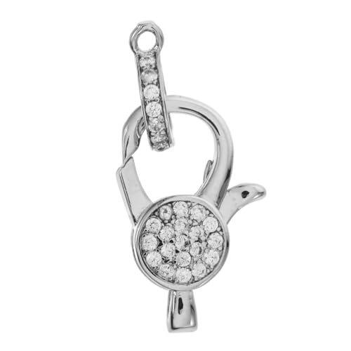 NUOBESTY Lobsterverschluss für Diy Schmuck Metall Karabiner mit Öffnungsring und Strass Vielseitiger Schmuckverschluss für und Armbänder Teiliges für Basteln NUOBESTY Lobsterverschluss für Diy Schmuck Metall Karabiner mit Öffnungsring und Strass Vielseitiger Schmuckverschluss für und Armbänder Teiliges für Basteln von NUOBESTY