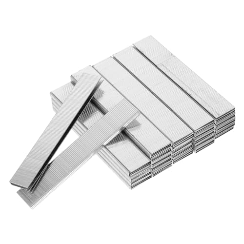 NUOBESTY Luftnagel Aus Metall Teppichhefter Hefter Schwere Ausführung Grundnahrungsmittel Für Möbel Zaunklammern Befestigungselemente Für Drahtzäune Galvanisiertes Eisen Silver NUOBESTY Luftnagel Aus Metall Teppichhefter Hefter Schwere Ausführung Grundnahrungsmittel Für Möbel Zaunklammern Befestigungselemente Für Drahtzäune Galvanisiertes Eisen Silver von NUOBESTY