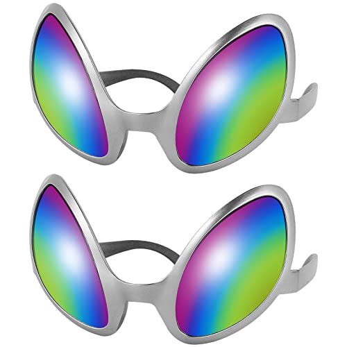 NUOBESTY 2stücke Alien Brille Mit Lustigen Gläsern Für Partys Dekorative Brillen Für Cosplay Silvester Und Feiertagsgeschenke Universelle Für Erwachsene NUOBESTY 2stücke Alien Brille Mit Lustigen Gläsern Für Partys Dekorative Brillen Für Cosplay Silvester Und Feiertagsgeschenke Universelle Für Erwachsene von NUOBESTY