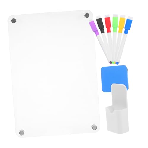 NUOBESTY Magnetische Trockenlöschtafel aus Wiederverwendbar für Essensplanung Notizen und Nachrichten Abwischbare Marker und Radiergummi NUOBESTY Magnetische Trockenlöschtafel aus Wiederverwendbar für Essensplanung Notizen und Nachrichten Abwischbare Marker und Radiergummi von NUOBESTY