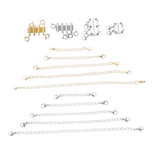NUOBESTY Magnetischer Schmuckverschluss Edelstahl Zylindrischer Magnetverschluss für Halsketten Armbänder und Fußkettchen Schneller Verschluss Vielseitige für Damen NUOBESTY Magnetischer Schmuckverschluss Edelstahl Zylindrischer Magnetverschluss für Halsketten Armbänder und Fußkettchen Schneller Verschluss Vielseitige für Damen von NUOBESTY