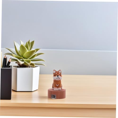 NUOBESTY Manueller Holz-bleistiftspitzer Shiba Inu Design Handlicher Langlebiger Sharpener Kawaii Schreibtisch Accessoire für Schule Büro und Kreatives Zeichnen von NUOBESTY