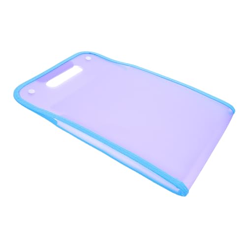 NUOBESTY Mappe Aktenordner Etikettenordner Steuerunterlagen Ordner Büroordner Beschriftbare Ordner Dokumentenspeicher-Organizer Genießen Sie Dokumenten-Organizer-Folio Dateitasche Sky-blue von NUOBESTY