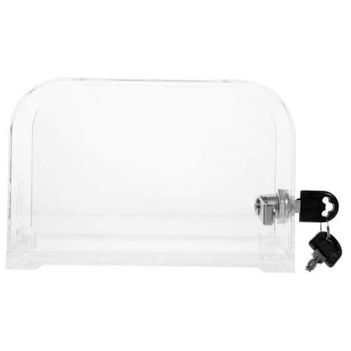 NUOBESTY Meinungsstimmabschied Kartenhalter fürs Büro Bürozubehör Spende Dose Spendenboxen für Fundraising Inhaber einer Visitenkarte praktisches Kartenetui Kartenspeicher Acryl Transparent von NUOBESTY
