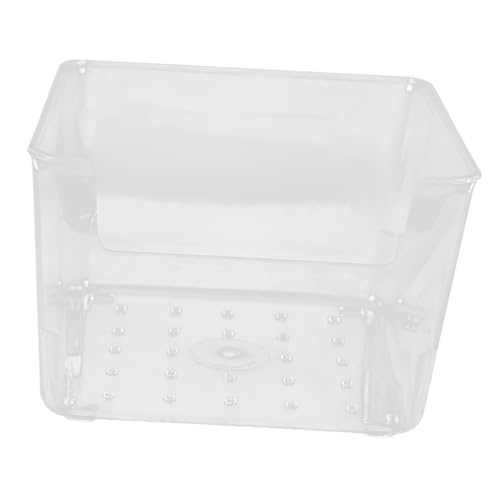 NUOBESTY Memo Organizer Box Transparente Aufbewahrungsbox für Notizen und Stifte Mini Organizer für Schreibtisch und Bürobedarf Memo und Stifthalter Robustem von NUOBESTY