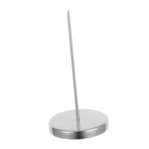 NUOBESTY Menü-inserter Bill Spike-stick Inhaber Von Restaurants Quittung Inhaber Eines Bürotickets Restaurant-ticket-spitze Spitze Des Geldscheinhalters Memohalter Aus Metall Plastik von NUOBESTY