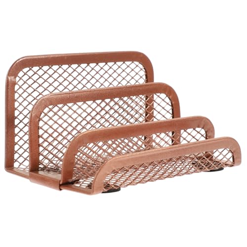 NUOBESTY Metall-magazinhalter Rosenvergoldet Großer Schreibtisch-organizer Vertikaler Aktenhalter Offene Aufbewahrung Für Büro Zuhause Schlafzimmer Und Studentenwohnheim NUOBESTY Metall-magazinhalter Rosenvergoldet Großer Schreibtisch-organizer Vertikaler Aktenhalter Offene Aufbewahrung Für Büro Zuhause Schlafzimmer Und Studentenwohnheim von NUOBESTY