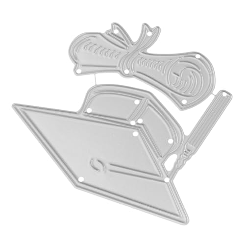 NUOBESTY Metallgestanzte Stanzform Für DIY Abschlusskarten Einfach Zu Bedienen Für Scrapbooking Papierkarten Hochzeitsdekoration Fördert Fähigkeiten von NUOBESTY