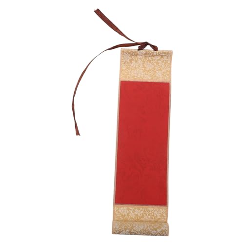 NUOBESTY Mini Blank Scroll Papierrolle mit Traditionellem Wachsbatik Handgefertigt Aufgehängt Holzstab für Chinesische Kalligraphie Malerei Diy Kunstprojekte und Elegante Raumdekoration NUOBESTY Mini Blank Scroll Papierrolle mit Traditionellem Wachsbatik Handgefertigt Aufgehängt Holzstab für Chinesische Kalligraphie Malerei Diy Kunstprojekte und Elegante Raumdekoration von NUOBESTY