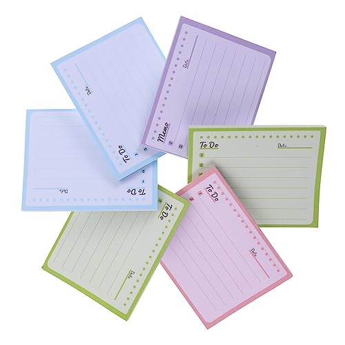 NUOBESTY Multifunktionale Haftnotizen Memo Sticker für Schule Büro Zuhause Praktische Klebezettel für Lehrer Zufällige Zufällige Farbe NUOBESTY Multifunktionale Haftnotizen Memo Sticker für Schule Büro Zuhause Praktische Klebezettel für Lehrer Zufällige Zufällige Farbe von NUOBESTY
