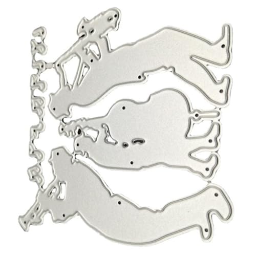 NUOBESTY Musiknoten Stanzschablone Metall Stanzform für Scrapbooking Kartengestaltung DIY Musikband Prägeschablone Wiederverwendbar Robust Kreative Papierdekoration von NUOBESTY