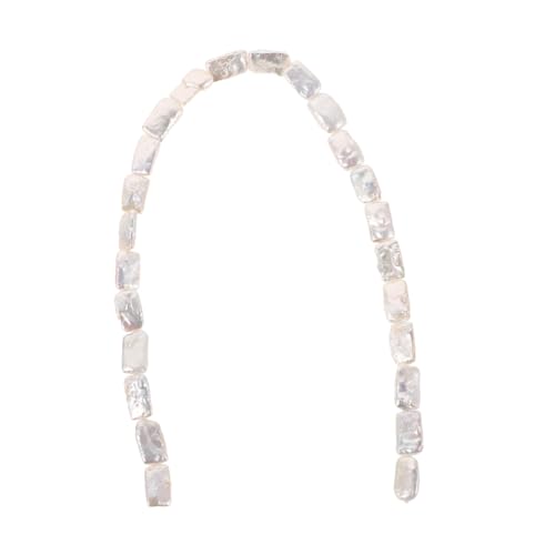 NUOBESTY Natürliche Barock Süßwasserperlen Unregelmäßige Weiße Perlen für Schmuckherstellung Strang Lose Perlen für DIY Ohrringe Armbänder Halsketten NUOBESTY Natürliche Barock Süßwasserperlen Unregelmäßige Weiße Perlen für Schmuckherstellung Strang Lose Perlen für DIY Ohrringe Armbänder Halsketten von NUOBESTY