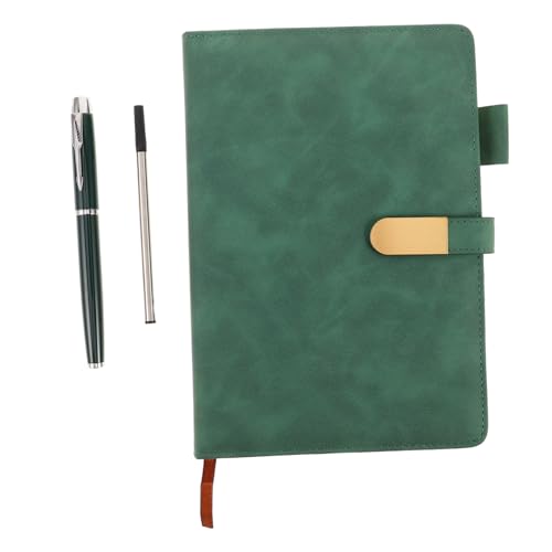 NUOBESTY Notizbuch mit Stift Tragbares Journal für Meetings Büro und Schule mit Praktischem Design für Persönliche Planung und Notizen von NUOBESTY