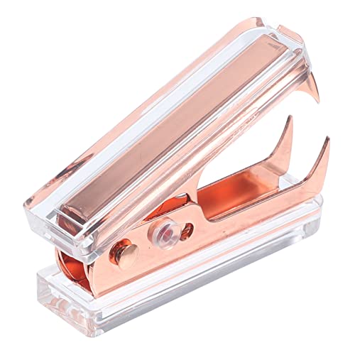 NUOBESTY Office Stapler Remover Transparenter Heftklammern Entferner mit Ergonomischem Design für Büro Schule und Zuhause Werkzeug Einfachen Entfernen von Heftklammern Stilvollem Roségold NUOBESTY Office Stapler Remover Transparenter Heftklammern Entferner mit Ergonomischem Design für Büro Schule und Zuhause Werkzeug Einfachen Entfernen von Heftklammern Stilvollem Roségold von NUOBESTY