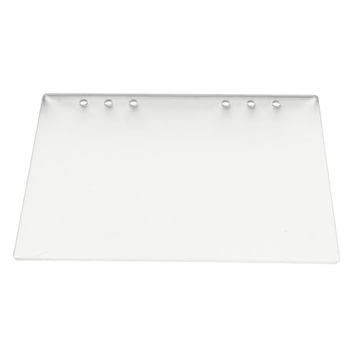 NUOBESTY Ordnerabdeckung Notizblock-ordner Einband Für Loseblatthefter Einband Für Loseblatt-notizbücher Tagebucheinband Blindabdeckung Klarer Einbanddeckel Notebook-hülle Acryl Weiß NUOBESTY Ordnerabdeckung Notizblock-ordner Einband Für Loseblatthefter Einband Für Loseblatt-notizbücher Tagebucheinband Blindabdeckung Klarer Einbanddeckel Notebook-hülle Acryl Weiß von NUOBESTY