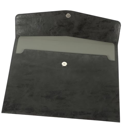 NUOBESTY PU Dokumentenhalter mit Druckknopfverschluss Große Kapazität Aktenordner für Büro Schule Dokumenten organizer Folio Vielseitige Aufbewahrungstasche für Wichtige Dokumente NUOBESTY PU Dokumentenhalter mit Druckknopfverschluss Große Kapazität Aktenordner für Büro Schule Dokumenten organizer Folio Vielseitige Aufbewahrungstasche für Wichtige Dokumente von NUOBESTY