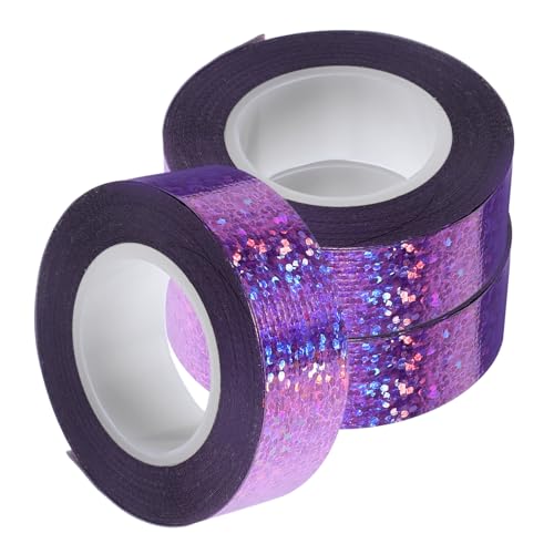 NUOBESTY Panzertape Bunt 3 Rollen Gewebeband Reparaturband Teppichband Für Teppich Strapazierfähiges Klebeband Schwarzes Einseitiges Klebeband Multifunktions Klebeband Bastelband Buntes Klebeband von NUOBESTY