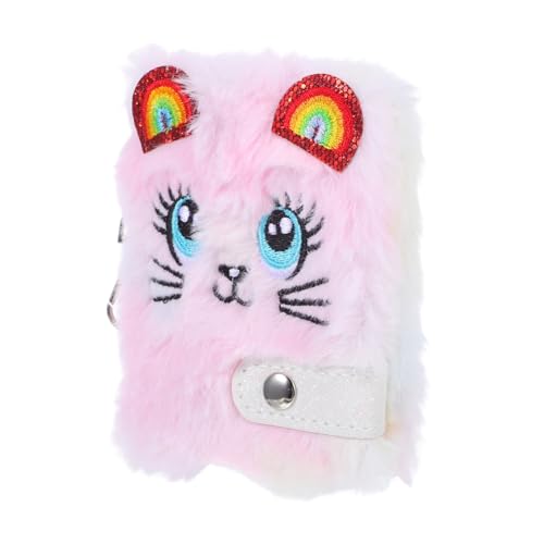 NUOBESTY Plüsch Notizbuch mit Kuscheliger Katzenform Fuzzy Tagebuch für Schule und Alltag Tragbares Pocket Journal mit Vibrantem Farbmuster Ästhetische Schreibwaren für Schüler und NUOBESTY Plüsch Notizbuch mit Kuscheliger Katzenform Fuzzy Tagebuch für Schule und Alltag Tragbares Pocket Journal mit Vibrantem Farbmuster Ästhetische Schreibwaren für Schüler und von NUOBESTY