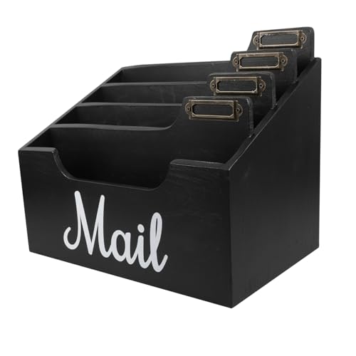 NUOBESTY Postsortierer aus Holz Mail-Organizer-Korb Mail-Organizer-Arbeitsplatte Sorter Schule groß büro organizer stifthalter Briefhalter für den Schreibtisch Aktenorganizer aus Holz Black NUOBESTY Postsortierer aus Holz Mail-Organizer-Korb Mail-Organizer-Arbeitsplatte Sorter Schule groß büro organizer stifthalter Briefhalter für den Schreibtisch Aktenorganizer aus Holz Black von NUOBESTY