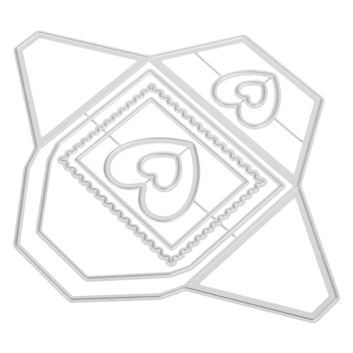 NUOBESTY Präzise Metall Stanzformen aus Kohlenstoffstahl für Scrapbooking Kartengestaltung Langlebige Metall Schneideschablonen mit Filigranen Hintergrundrahmen für Alben Umschläge und NUOBESTY Präzise Metall Stanzformen aus Kohlenstoffstahl für Scrapbooking Kartengestaltung Langlebige Metall Schneideschablonen mit Filigranen Hintergrundrahmen für Alben Umschläge und von NUOBESTY