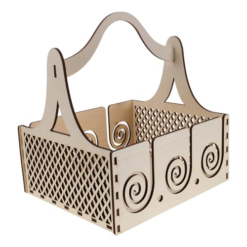 NUOBESTY Praktischer Holz Garnspender mit Aufhängevorrichtung für Diverse Garne Robuster Fadenhalter für Stickerei und Häkeln Elegantes Design für Basteln von NUOBESTY