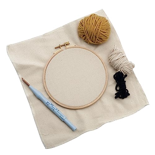 NUOBESTY Punch Needle Set für Anfänger Diy Stickerei Set mit Kunststoffrahmen Handwerkszeug für Kreative Bastelprojekte Geeignet für Erwachsene und Ab Jahren NUOBESTY Punch Needle Set für Anfänger Diy Stickerei Set mit Kunststoffrahmen Handwerkszeug für Kreative Bastelprojekte Geeignet für Erwachsene und Ab Jahren von NUOBESTY