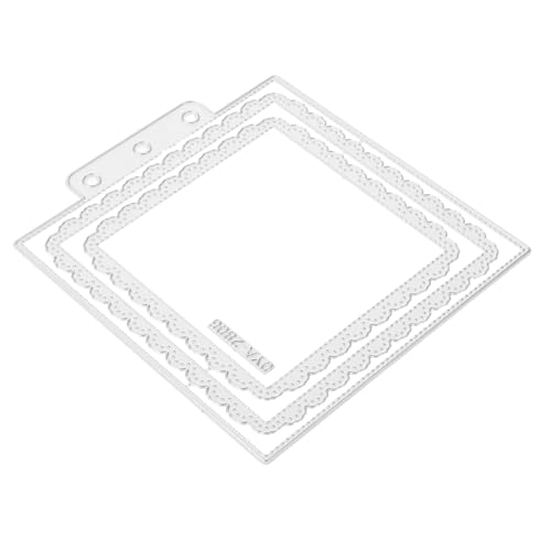 NUOBESTY Quadratische Carbonstahl Stanzformen für Scrapbooking Präzise Schneidevorlagen für Diy Kartenherstellung Fotoalben und Kreative Projekte für Bastler und Kreative Köpfe NUOBESTY Quadratische Carbonstahl Stanzformen für Scrapbooking Präzise Schneidevorlagen für Diy Kartenherstellung Fotoalben und Kreative Projekte für Bastler und Kreative Köpfe von NUOBESTY