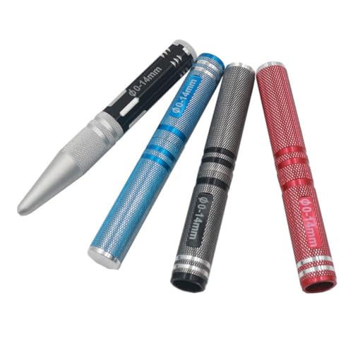 NUOBESTY Rc Modellbau Erweiterungsbohrer aus Edelstahl Lochöffner für Karosserie Leichter Langlebiger Reibahle mit Aluminium schutz Geeignet für Rc Auto Shell Reparatur und DIY von NUOBESTY