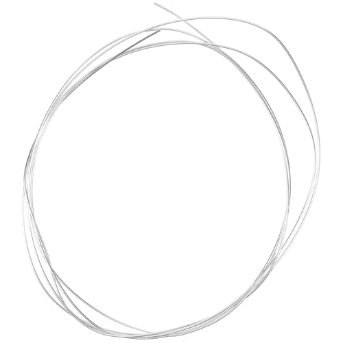 NUOBESTY Reiner Silberdraht Schmuckdraht zum Basteln Hautfreundlich Langlebig für DIY Halsketten Armbänder und Ringe Eleganter Schmuckzubehör für Kreative Projekte von NUOBESTY