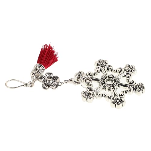 NUOBESTY Retro Kleiderbügel Fadenwickelbrett Nähgarnhalter Stickzubehör Strickgarnspulen Garnwickelbretter Wickelplatte Brett Metall Garnspulen Stoff Silber von NUOBESTY