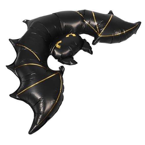 NUOBESTY Riesiger Halloween Fledermaus Folienballon Leichte Aufblasbare Deko für Party Gruselige Wand und Fotohintergrunddeko Vielseitig Verwendbar für Gruselige Halloween Feiern und NUOBESTY Riesiger Halloween Fledermaus Folienballon Leichte Aufblasbare Deko für Party Gruselige Wand und Fotohintergrunddeko Vielseitig Verwendbar für Gruselige Halloween Feiern und von NUOBESTY