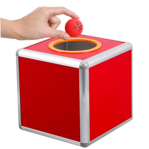 NUOBESTY Rote Mittelgroße Raffle Box mit Schlitz Robuste Multifunktionale Losbox für Geldgeschenke Sichere Aufbewahrung von Tickets Losen Bargeld für Partys und Veranstaltungen NUOBESTY Rote Mittelgroße Raffle Box mit Schlitz Robuste Multifunktionale Losbox für Geldgeschenke Sichere Aufbewahrung von Tickets Losen Bargeld für Partys und Veranstaltungen von NUOBESTY