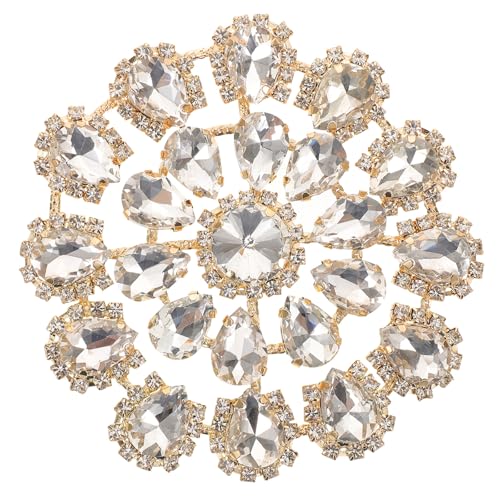 NUOBESTY Runde Strass-Applikation zum Aufnähen, Verzierungen, Blumen-Strass-Knöpfe zum Basteln, Schmuckherstellung, DIY, Hochzeit, Kleidung, Taschen, Schuhe, Zubehör NUOBESTY Runde Strass-Applikation zum Aufnähen, Verzierungen, Blumen-Strass-Knöpfe zum Basteln, Schmuckherstellung, DIY, Hochzeit, Kleidung, Taschen, Schuhe, Zubehör von NUOBESTY